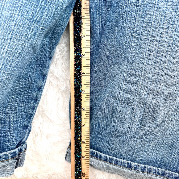 Levi’s 515 Bermuda Denim Cuffed Shorts size 8 - Picture 11 of 13